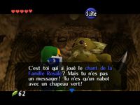 une photo d'Ã©cran de The Legend of Zelda - Ocarina of Time sur Nintendo 64